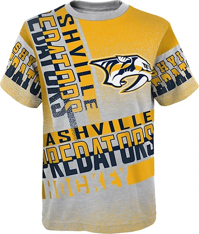 Outerstuff Youth Nashville Predators Upper Hand Jersey T-shirt