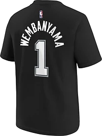 Nike Boys' San Antonio Spurs Wembanyama N&N Icon Short Sleeve Shirt