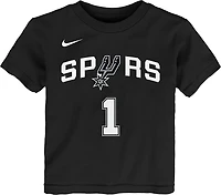 Nike Toddler Boys' San Antonio Spurs Victor Wembanyama #1 Icon Graphic T-shirt