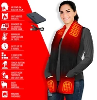 ActionHeat 5 V Battery Heated Fleece Scarf