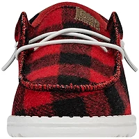 HEYDUDE Boys' Wally Buffalo Plaid Shoes
