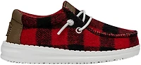 HEYDUDE Toddler Boys' Wally Buffalo Plaid Shoes