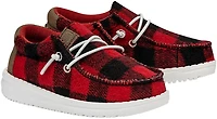 HEYDUDE Toddler Boys' Wally Buffalo Plaid Shoes