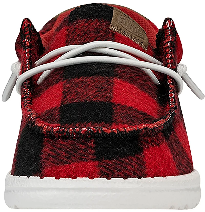HEYDUDE Toddler Boys' Wally Buffalo Plaid Shoes