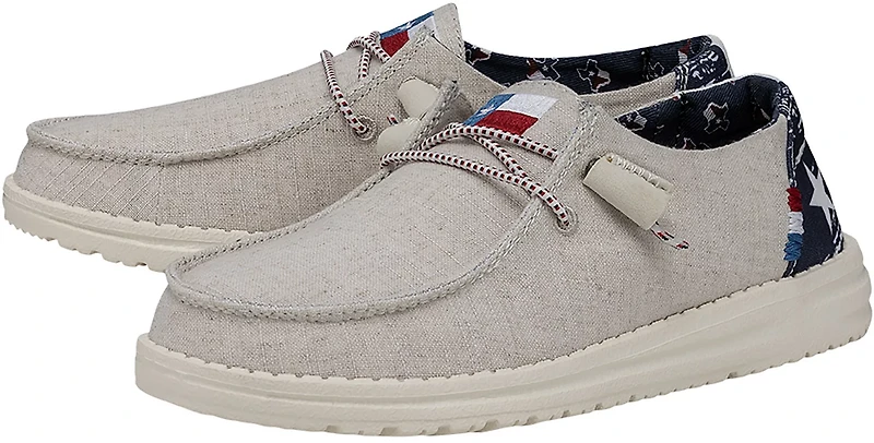 HEYDUDE Women's Wendy Texas Canvas Shoes