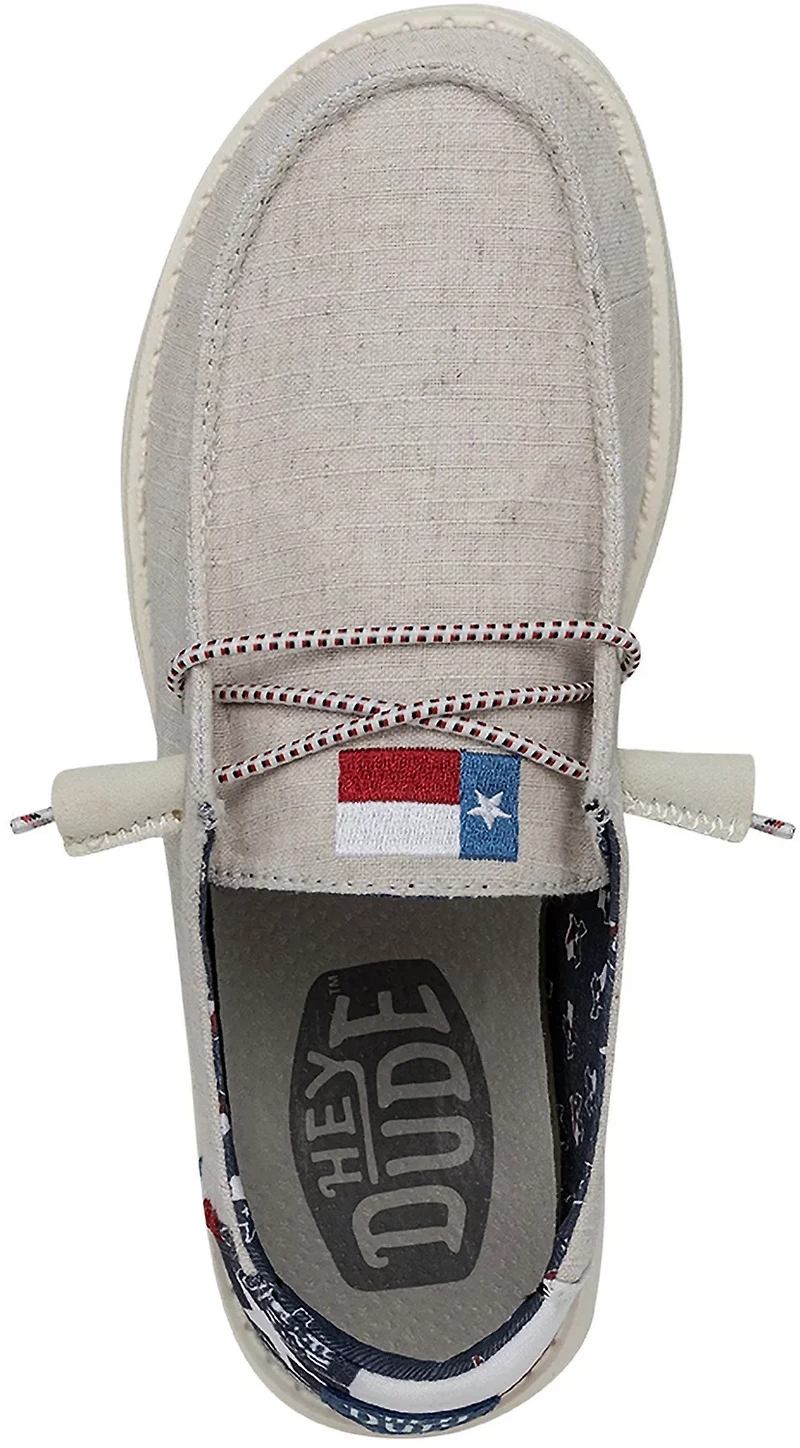 HEYDUDE Women's Wendy Texas Canvas Shoes