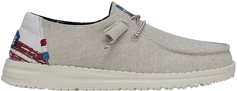 HEYDUDE Women's Wendy Texas Canvas Shoes