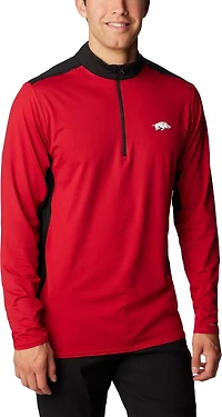 Columbia Sportswear Men's University of Arkansas Tech Trail 1/4 Zip Sweatshirt