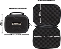 Allen Company EXO Molded Rugged in Handgun/Pistol Case