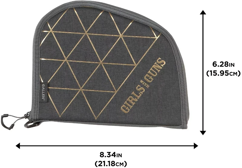 Girls With Guns Lockable Compact 8 in Handgun Case