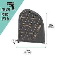 Girls With Guns Lockable Compact 8 in Handgun Case