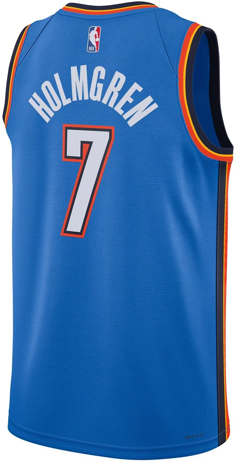 Nike Men's Oklahoma City Thunder Chet Holmgren #7 Dri-Fit Swingman Jersey