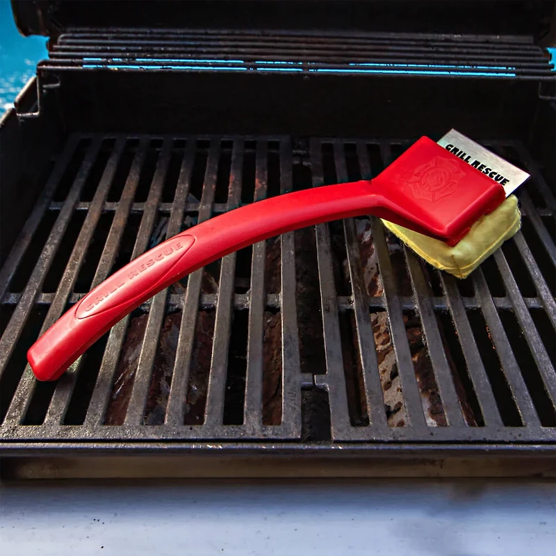 Grill Rescue Grill Brush with Scraper