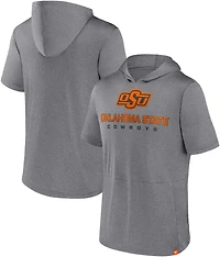 Fanatics Men's Oklahoma State University Fundamentals Outline Modern Stack Hooded Shirt