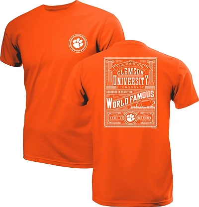New World Graphics Men's Clemson University World Famous T-shirt