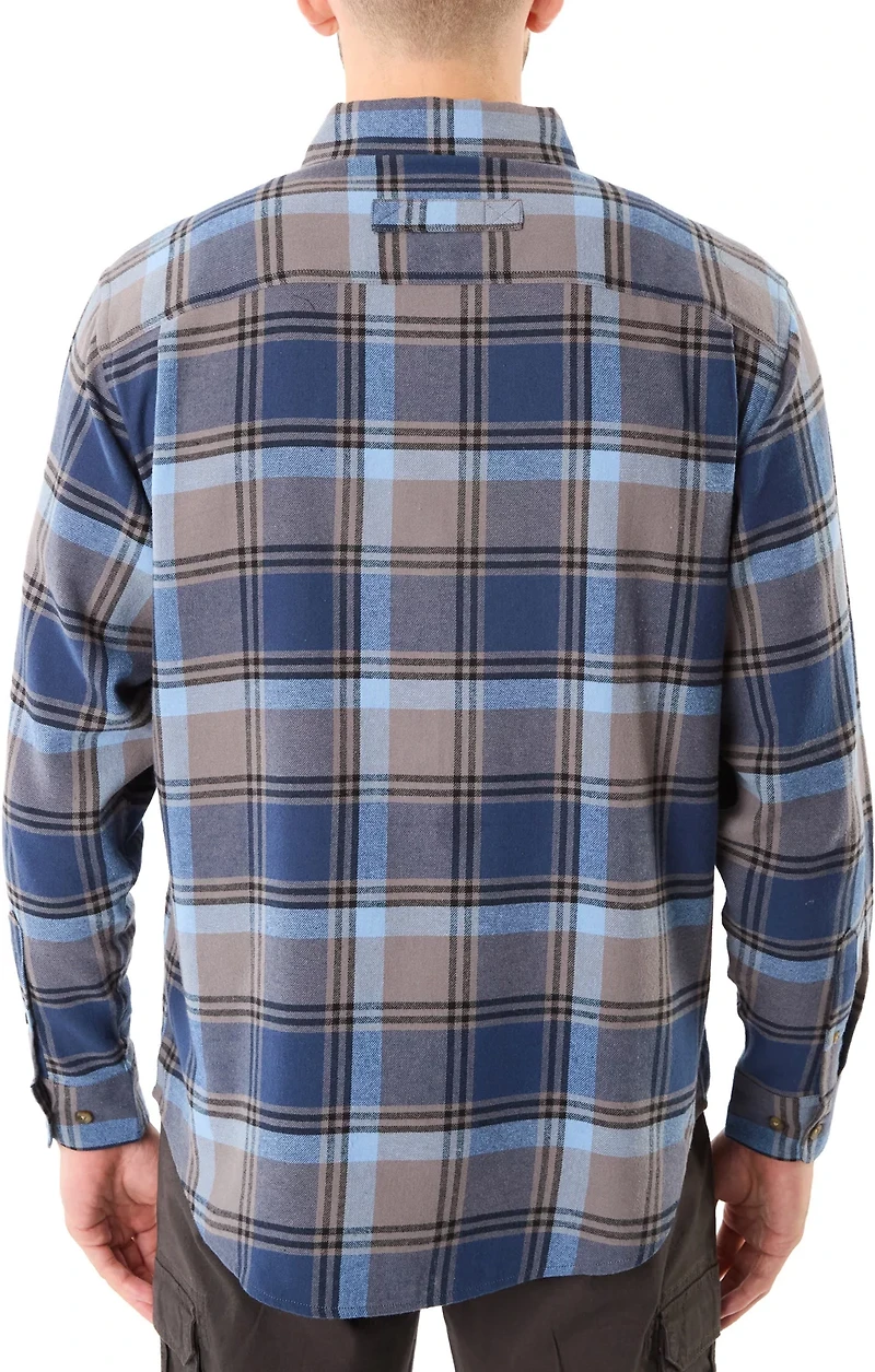 Smith's Workwear Men's 2 Pocket Flannel Button Down Shirt