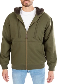 Smith's Workwear Men's Big & Tall Sherpa-Lined Fleece Jacket
