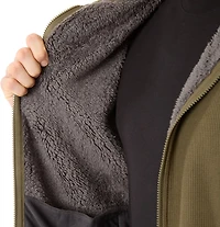 Smith's Workwear Men's Big & Tall Sherpa-Bonded Thermal Knit Hooded Jacket