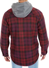 Smith's Workwear Men's Big & Tall Sherpa-Lined Microfleece Shirt Jacket