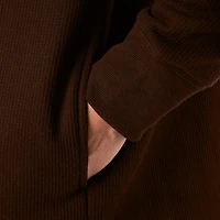 Smith's Workwear Men's Sherpa Bonded Thermal Henley Pullover Shirt