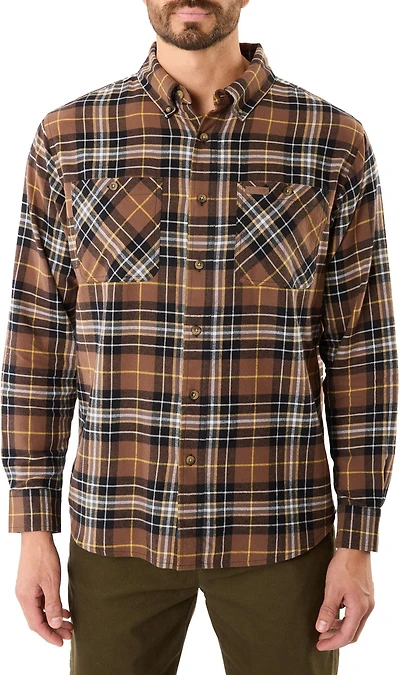 Smith's Workwear Men's 2 Pocket Flannel Button Down Shirt