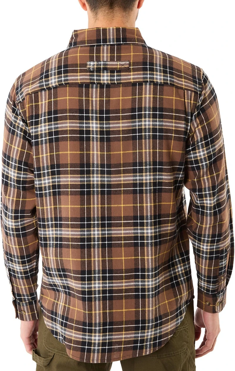 Smith's Workwear Men's 2 Pocket Flannel Button Down Shirt