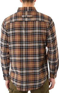 Smith's Workwear Men's 2 Pocket Flannel Button Down Shirt