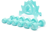 ZIVA Chic 24 lbs Dumbbell Set with Stand