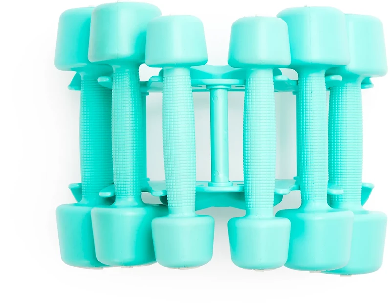 ZIVA Chic 24 lbs Dumbbell Set with Stand