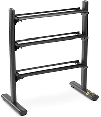 ZIVA3-Tier Tribell and Hexagon Dumbbell Rack