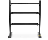 ZIVA3-Tier Tribell and Hexagon Dumbbell Rack