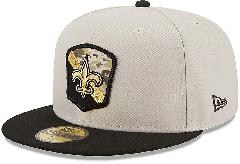 New Era Men's New Orleans Saints '23 NFL Salute to Service 59FIFTY Cap