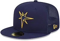 New Era Men's Tampa Bay Rays MLB Batting Practice OTC 59FIFTY Cap