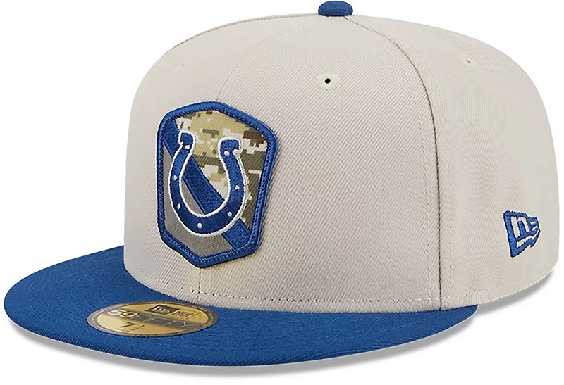 New Era Men's Indianapolis Colts '23 NFL Salute to Service 59FIFTY Cap