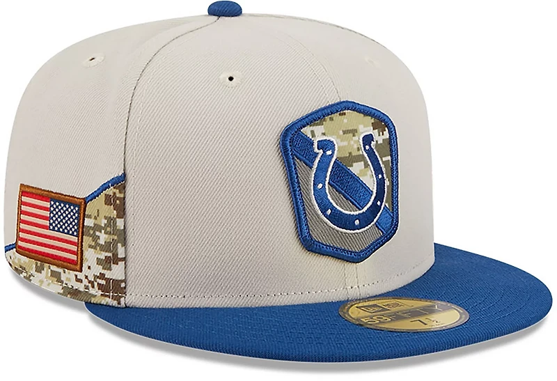 New Era Men's Indianapolis Colts '23 NFL Salute to Service 59FIFTY Cap