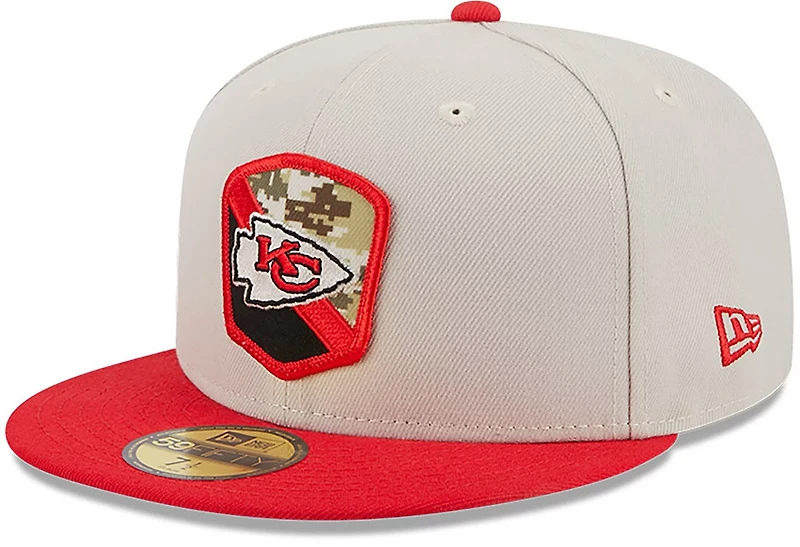New Era Men's Kansas City Chiefs '23 NFL Salute to Service 59FIFTY Cap