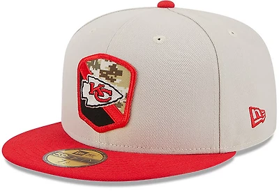 New Era Men's Kansas City Chiefs '23 NFL Salute to Service 59FIFTY Cap