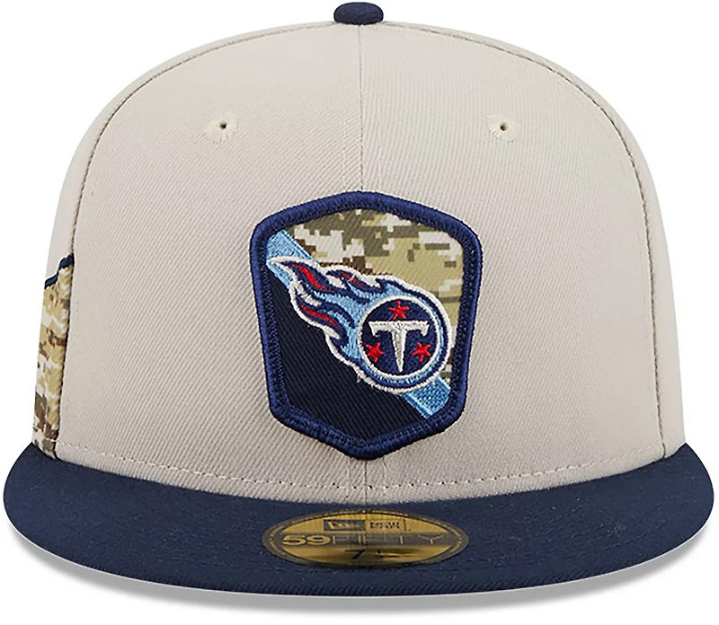 New Era Men's Tennessee Titans '23 NFL Salute to Service 59FIFTY Cap