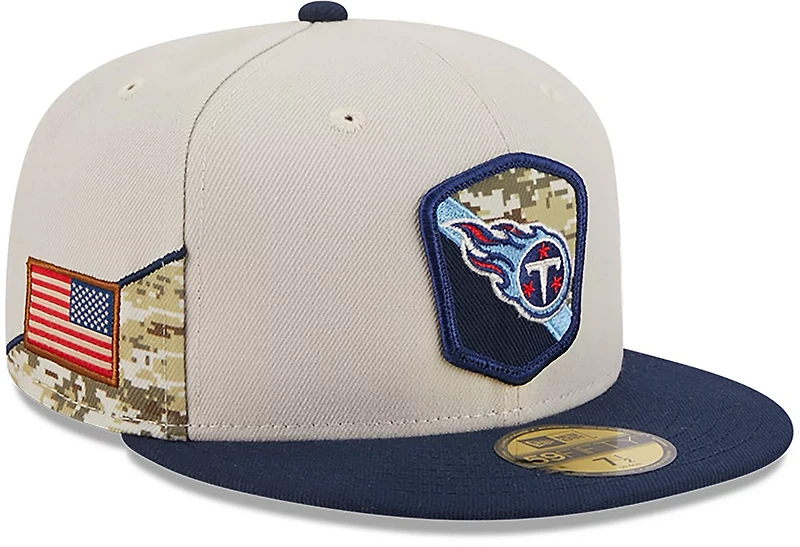 New Era Men's Tennessee Titans '23 NFL Salute to Service 59FIFTY Cap