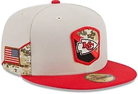 New Era Men's Kansas City Chiefs '23 NFL Salute to Service 59FIFTY Cap