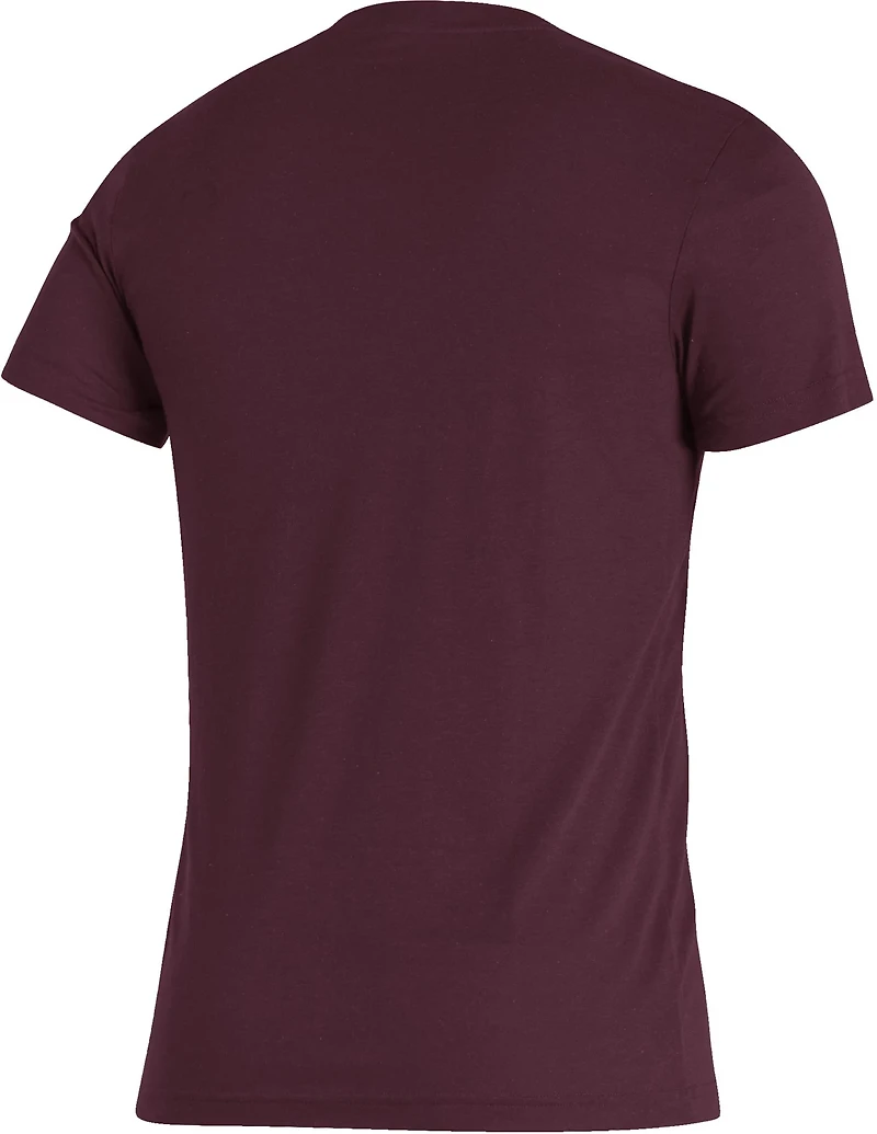 adidas Men's Mississippi State University Number 2 Stencil Fresh T-shirt