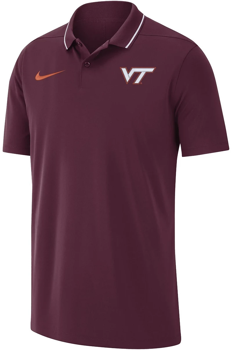 Nike Men's Virginia Tech Dri-FIT Coaches Polo Shirt