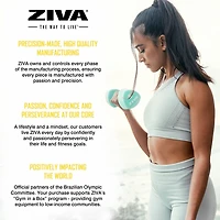 ZIVA Chic 24 lbs Dumbbell Set with Stand