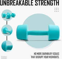 ZIVA Chic 24 lbs Dumbbell Set with Stand