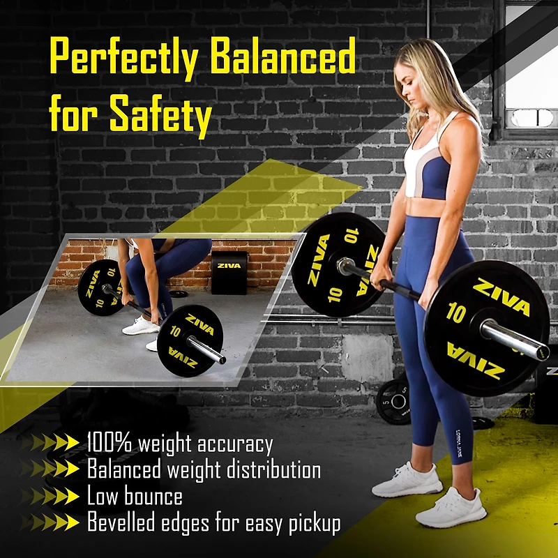 ZIVA Performance Rubber Bumper Plate – Single