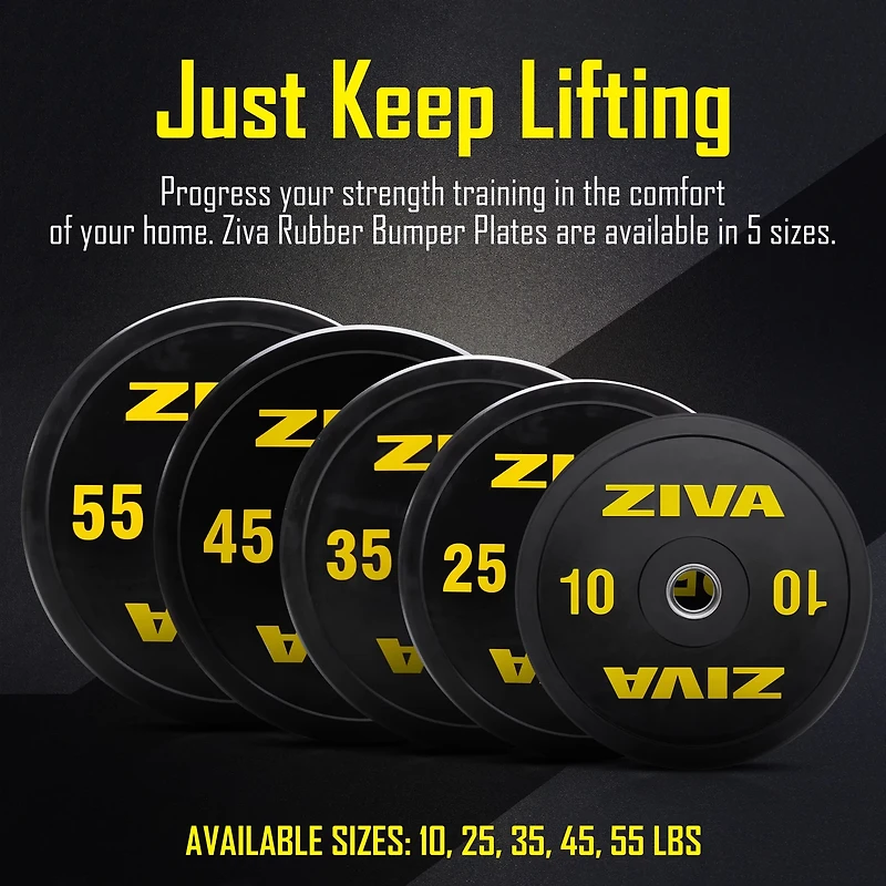 ZIVA Performance Rubber Bumper Plate – Single