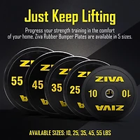 ZIVA Performance Rubber Bumper Plate – Single