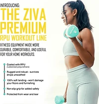 ZIVA Chic 24 lbs Dumbbell Set with Stand