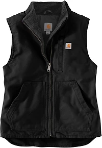 Carhartt Women's Relaxed Fit Washed Duck Lined Mock Neck Vest