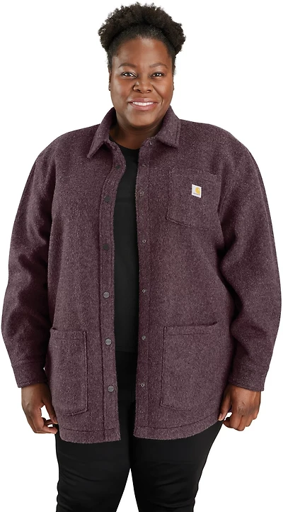 Carhartt Women's Loose Fit Fleece Shirt Jacket